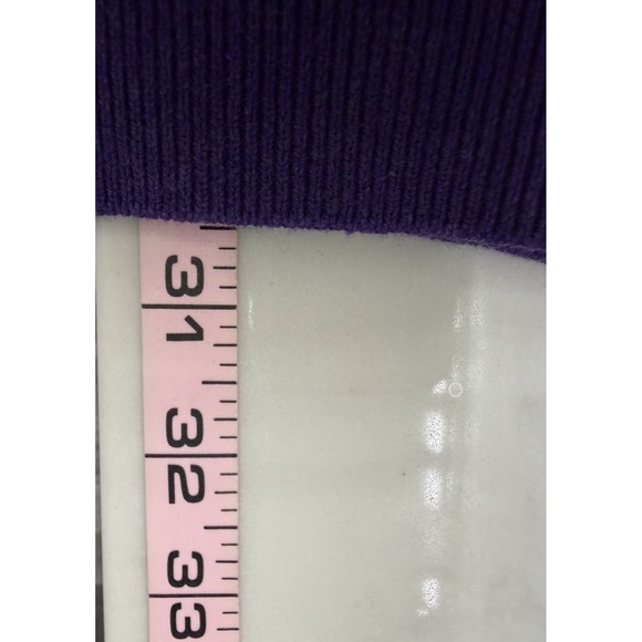 Paul Frederick 1/4 Zip Sweater Pullover Supima Cotton Purple Mens 3XL Minimalist - Picture 9 of 10
